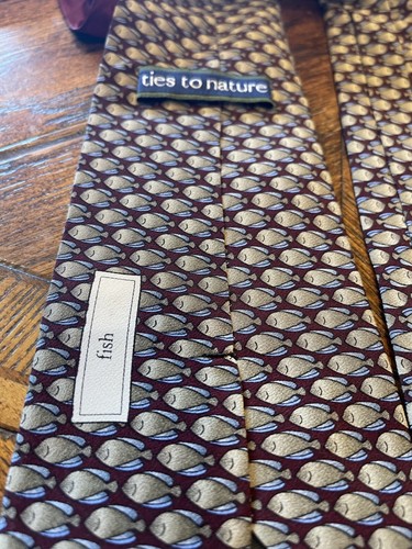 TRAJE DE VESTIDO DE ALTA GAMA ANIMAL PEZ CORBATA CORBATA ENVÍO GRATUITO - Imagen 3 de 4