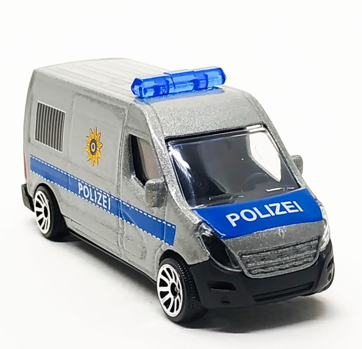 Majorette Renault Master Silver - Polizei Germany Police 1:66 (3