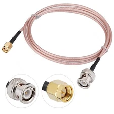 3FT BNC Low Loss Patch Cord RG316 Coax BNC Cable SMA BNC Adapter Cable Kit fo...