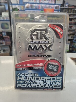 Action Replay Max Ultimate Cheat System - Sony PSP - Neu