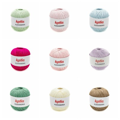 Katia - ALEXANDRIA - 40 Farben - Garn - Baumwolle - 100g - LL 400m -(5,95 /100g)