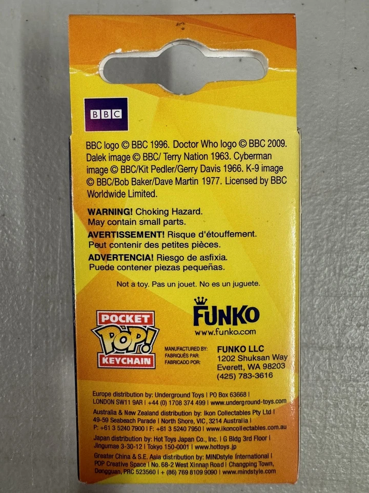 Duodécimo Doctor ~ Doctor Who ~ Funko Pocket Pop Llavero ~ Mini Figura BBC Foto 3 de 4