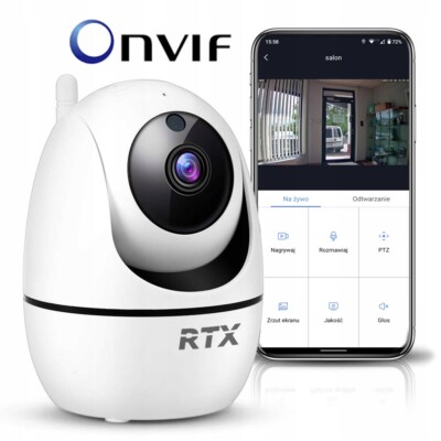 RTX Intern-Kamera P2P 2-Wege-AUDIO WiFi IR SD-Record ONVIF