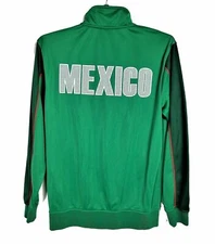 RHINOX Mexico Green jacket soccer mexico word cup flag futbol football Size M