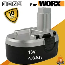 NEW 18V NIMH Battery for Worx 4.8Ah WA3127 WG150s WA3152 WG150 WG152 WG153 WG250