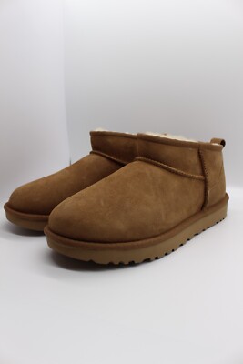 UGG Classic Ultra Mini Ankle Boot - Size 7 Chestnut **Fast Free Shipping**