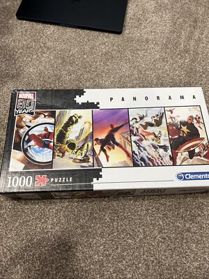 Clementoni Panorama Marvel 80 1000 Teile Puzzle #39611 Spider-Man Amerika