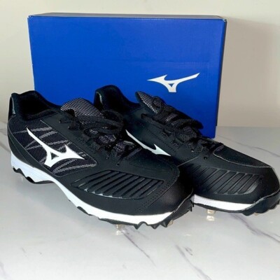 NWT Mizuno 9-Spike ambition mid Black baseball Cleat 15 mens