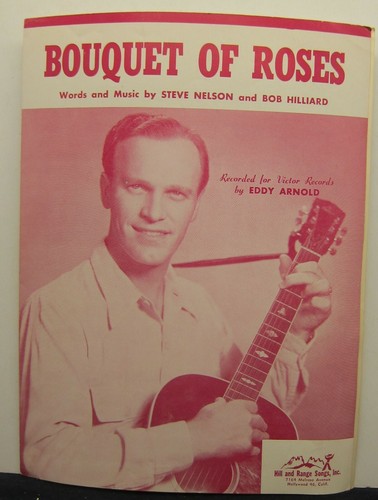 Bouquet of Roses - Steve Nelson & Bob Hilliard - Sheet Music   1948