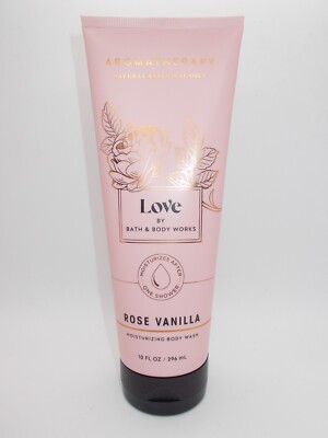 Bath & Body Works LOVE Rose Vanilla Moisturizing Body Wash NEW