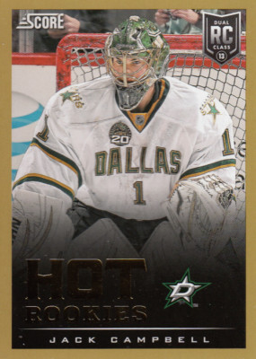 2013-14 Score Gold #612 Jack Campbell HR - NM-MT