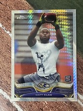 2013 Topps Chrome #207 Prism Refractors Matt Elam Ravens #’d 253/260 RC Rookie
