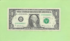 ZIP CODE '30082' .. SMYRNA, GEORGIA  .... 2017 $1  A 00 30082 0 C .... 30082