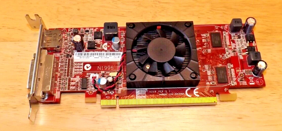 RETRO✔️DVI DisplayPort✔️ Windows 10-8-7- XP-2000 ✔️ PCI-E 16x Video Card✔️ SFF - Image 3 of 4