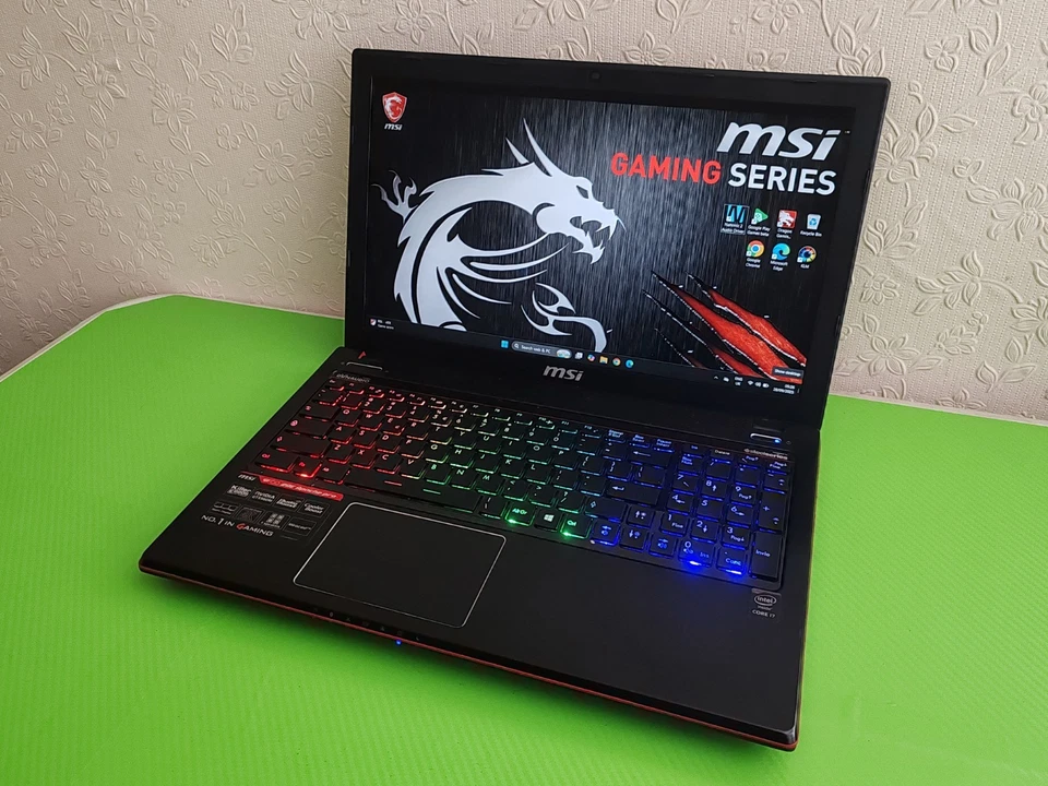 Gaming Laptop MSI i7 CPU 16GB RAM 750GB Storage ( SSD And HDD ) - Image 3 of 4