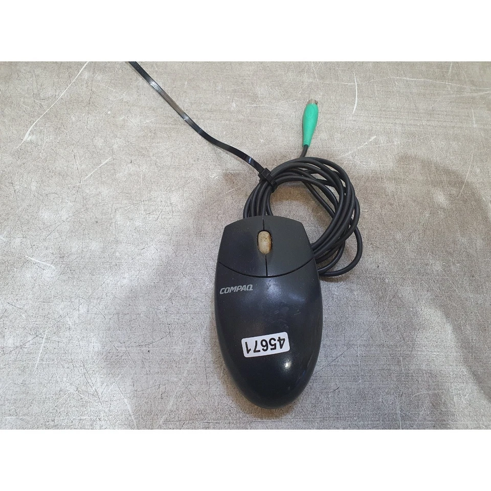 Logitech Compaq M-S69 Mechanical Mouse Black Wired PS/2 Scroll Wheel 2-Buttons - Image 2 of 4