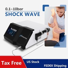 Extracorporeal Shock Wave Therapy Machine ESWT Shockwave 10bar ED Pain Relief