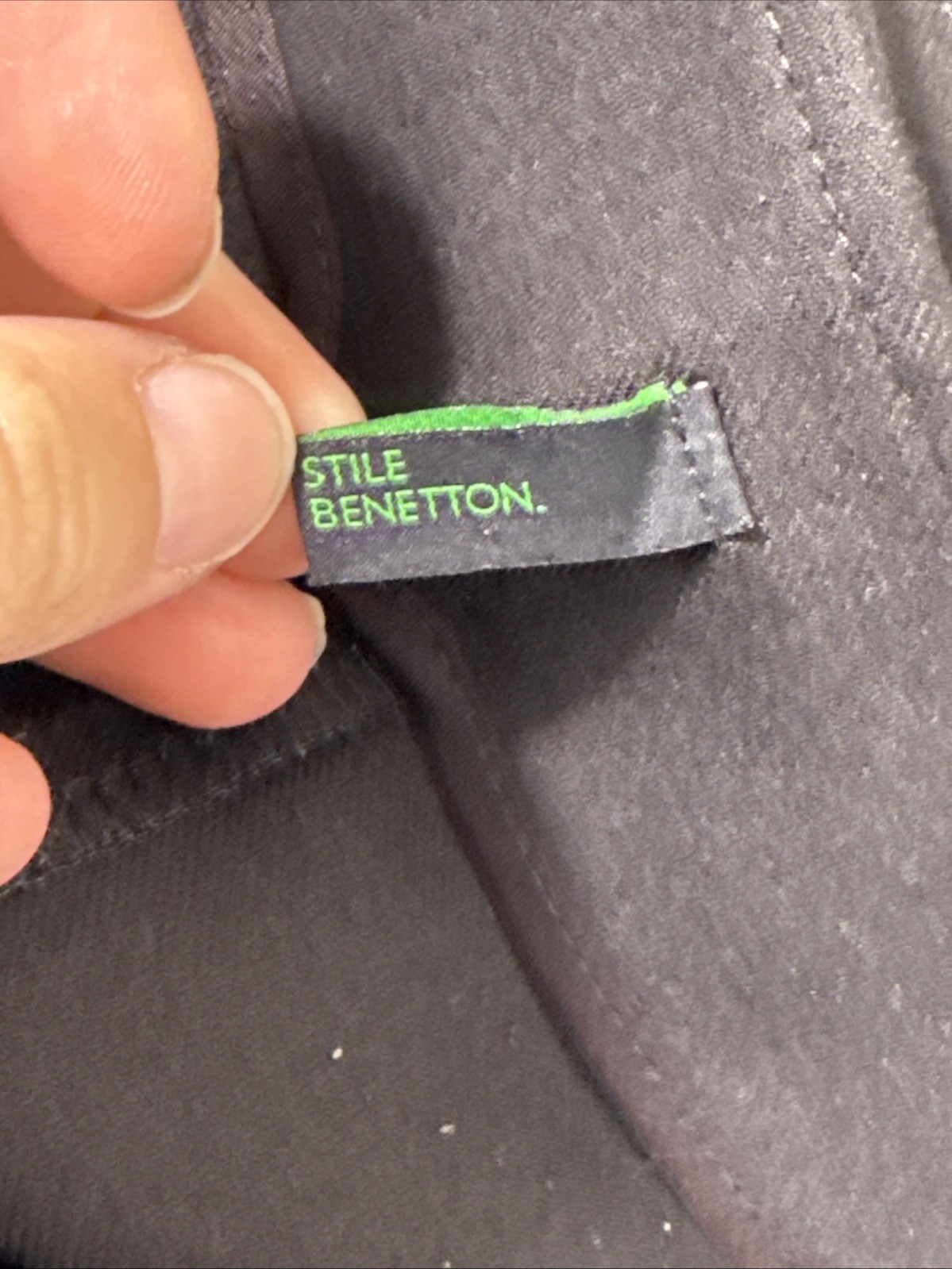 Stile Benetton Skirt Womens Size 42 (Italian) Split Rear Hem