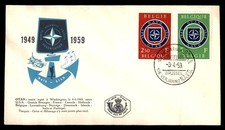 Mayfairstamps Belgium FDC 1959 OTAN Combo Anchor First Day Cover aaw_31233