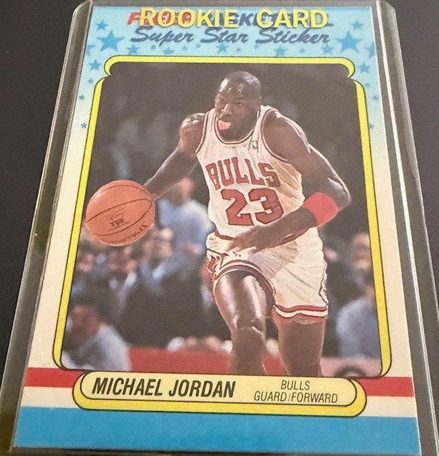 1988 Fleer Michael Jordan All-Stars Sticker - Excellent condition