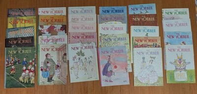 NEW YORKER - COVERS ONLY - Lot of 29 - WILLIAM STEIG - 1950'S - 1990's