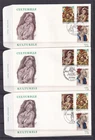 [LG78022] Belgium N°1505/1507FDC Culture First Day Cover COB € 15,00 SUPERB