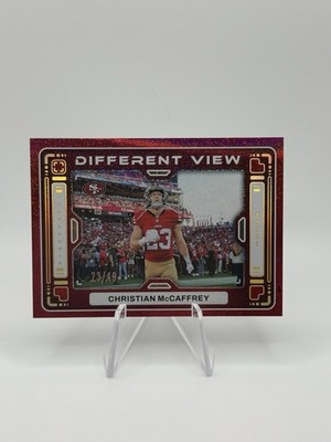 2024 Panini Photogenic Christian McCaffrey Different View Red 23/49 #3