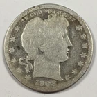 1908-D United States "Barber Quarter" - Good (G) KM#114 Details - 8047