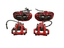 2013-2018 Mercedes G63 Front Rear Brembo Brake Caliper Set X4 Painted Red Oem