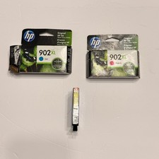 Genuine HP 902XL Cyan Magenta Yellow 3PK Ink Cartridges T0A41BN Expired