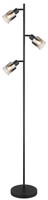 Globo S Hubertus Stehleuchte Metall Schwarz Matt, 3X E14, 154 Cm, Design-Stil, I