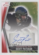 2022 SAGE High Series Auto Red Scott Patchan #A-SP Auto 0r1e