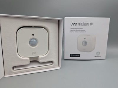 Eve Motion Matter Bewegungssensor Lichtsensor Thread IPX3 Alexa Google HomeKit
