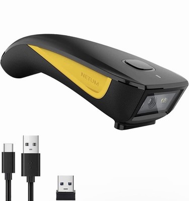 NETUM C750 mini Bluetooth 1D/2D QR Barcode Scanner Wireless USB