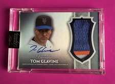 2017 Topps Dynasty Tom Glavine Auto Patch NY Mets 5/10