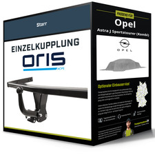 Starre Anhängerkupplung für OPEL Astra J Sportstourer (Kombi) 10-16 Typ P10 Oris