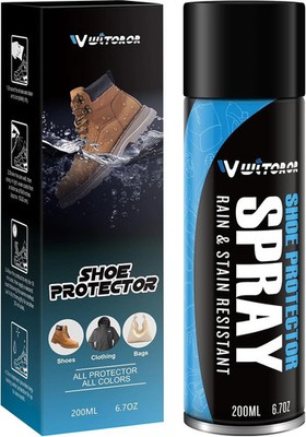 Shoe Protector Spray, Rain & Stain Waterproof Nano Protection for Sneaker, Leath
