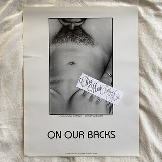 On Our Backs “Even Femmes Go Down” Poster 1985