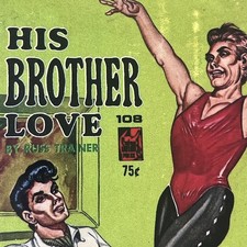 PULP PHOTO ART PRINT Sexy Women SMUT SLAVE “HIS BROTHER LOVE ” GAY LBGTQ TRANS
