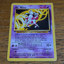 Mr. Mime - 27/130 - Pokemon Base Set 2 Rare Card WOTC MP on eBay