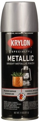 Krylon Metallic Paint Dull Aluminum, 11 11 Ounce (Pack of 1), Aluminum 