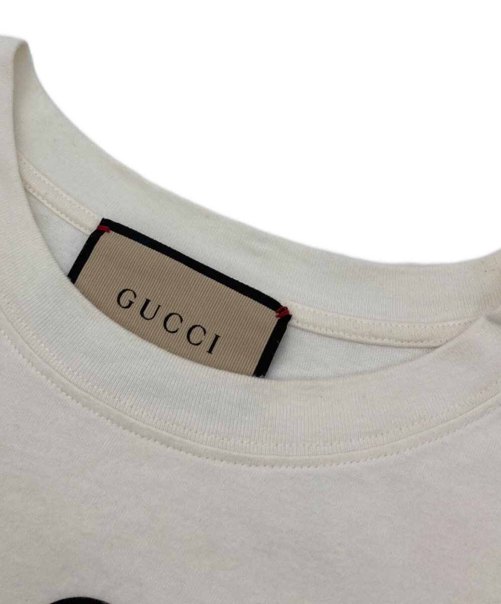 GUCCI FIRENZE 1921 T-shirt in cotton jersey Size: M White Men