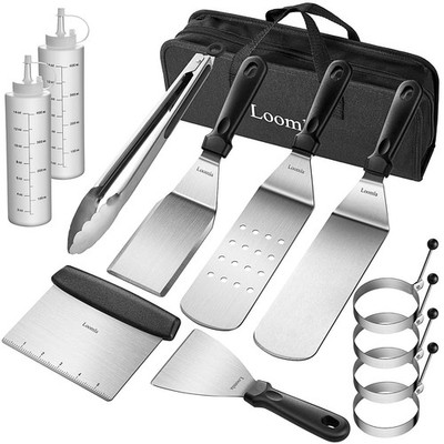 Griddle Accessories For Blackstone13 Pc Flat Top Grill Accessories With Scraper