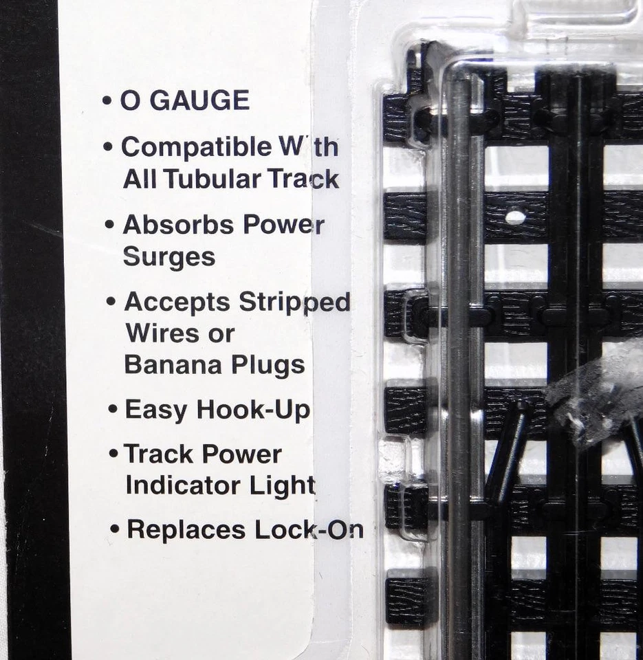 K-Line K-0799 Supersnap 10" Terminal Track w/ Surge Protector O tubular lock on - Image 3 of 4