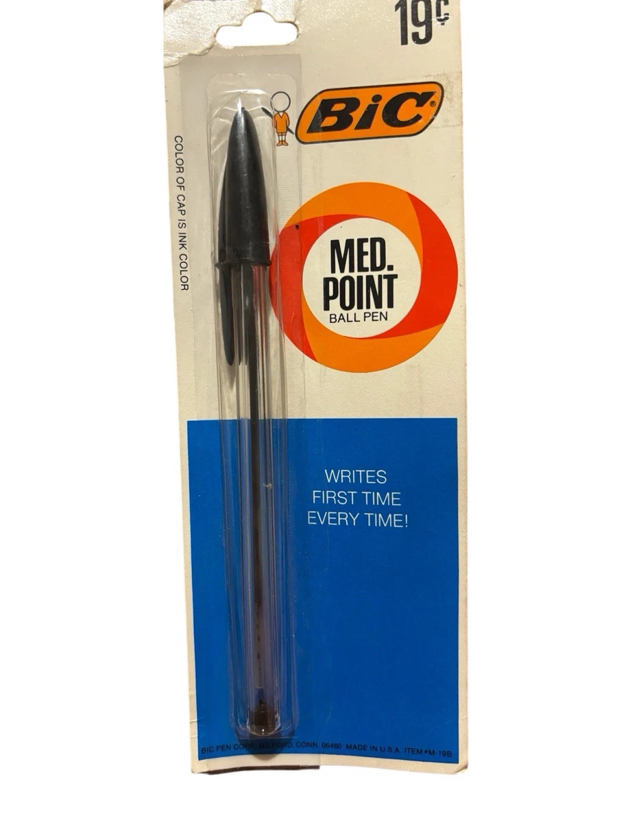 BIC Cristal - Set 12 Penne A Sfera Punta Fine 0.8 Mm - Inchiostro Blu, Corpo Arancione Traslucido