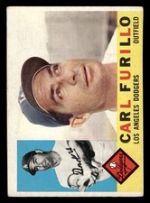 1960 Topps #408a Carl Furillo - VG-VGEX *TedsCardShack*