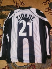 Zinedine Zidane Juventus International Club Soccer Fan Apparel and