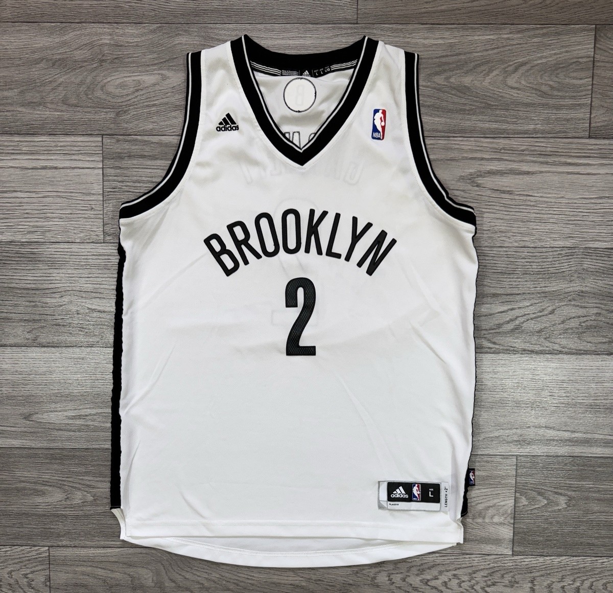 adidas BROOKLYN NETS GARNETT 2 NBA ジャージ 2013-14 Brooklyn Nets Garnett #2 adidas Swingman Away Jersey