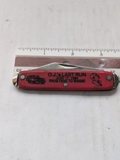 Vintage 1994 O.J. Simpson "Last Run" Pocket Knife - MADE IN USA - June 17 1994