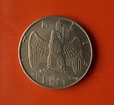 1 LIRA 1940 IMPERO VITTORIO EMANUELE III MAGNETICA [SO045]